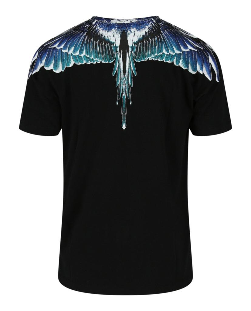商品Marcelo Burlon|Printed Wings Cotton T-Shirt,价格¥926,第4张图片详细描述