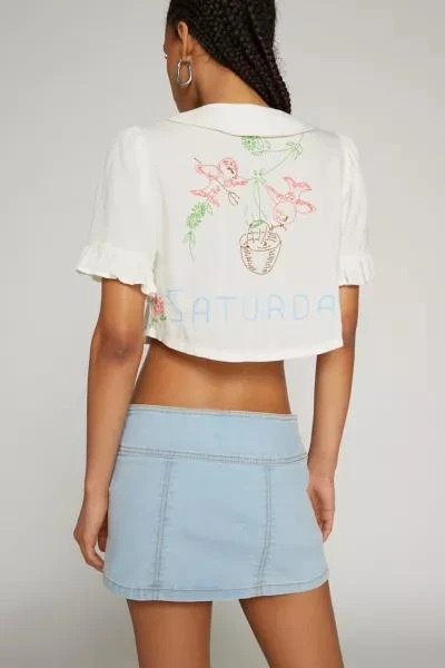 商品Kimchi Blue|Kimchi Blue Charlie Denim Micro Mini Skirt,价格¥261,第4张图片详细描述