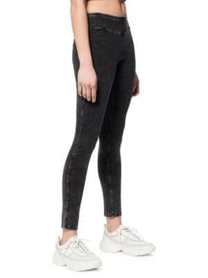 商品Marc New York by Andrew Marc|Denim-Wash Knit Leggings,价格¥113,第3张图片详细描述