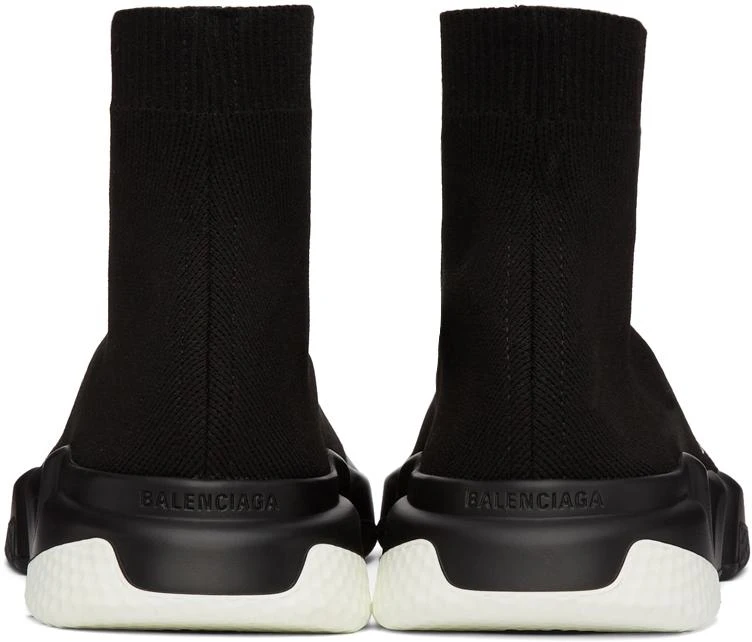 商品Balenciaga|Black & White Speed Sneakers 鞋,价格¥6265,第4张图片详细描述