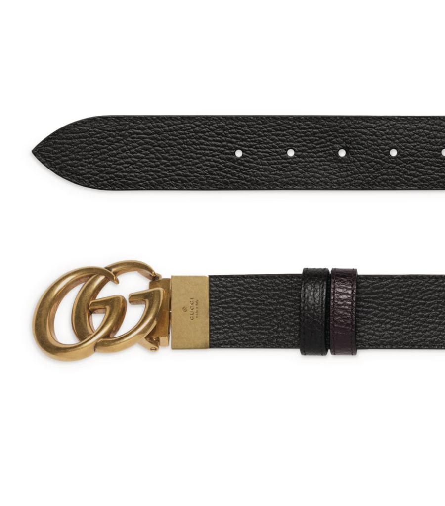 商品Gucci|Leather Reversible Marmont Belt,价格¥3740,第5张图片详细描述