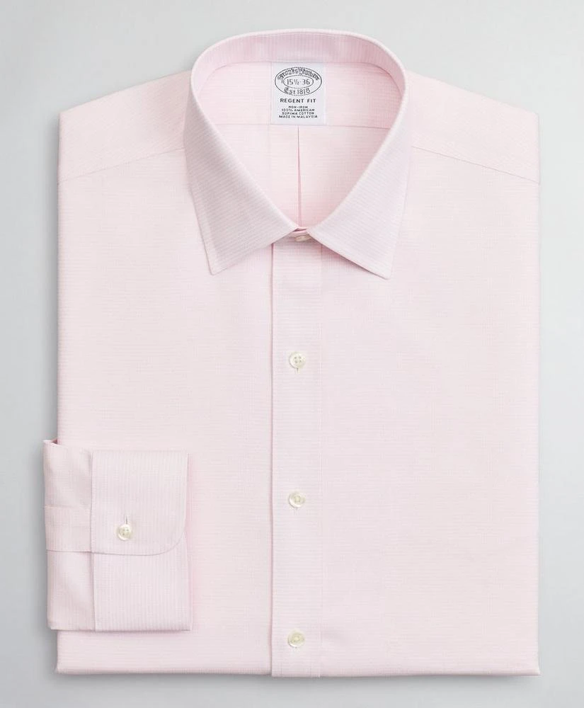 商品Brooks Brothers|Regent Regular-Fit Dress Shirt, Non-Iron Dobby Ainsley,价格¥412,第4张图片详细描述