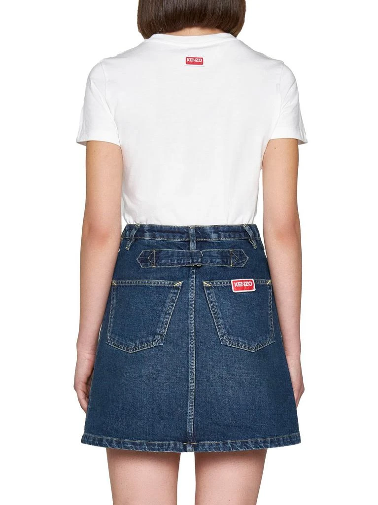商品Kenzo|Kenzo Logo Patch Denim Skirt,价格¥1035,第3张图片详细描述