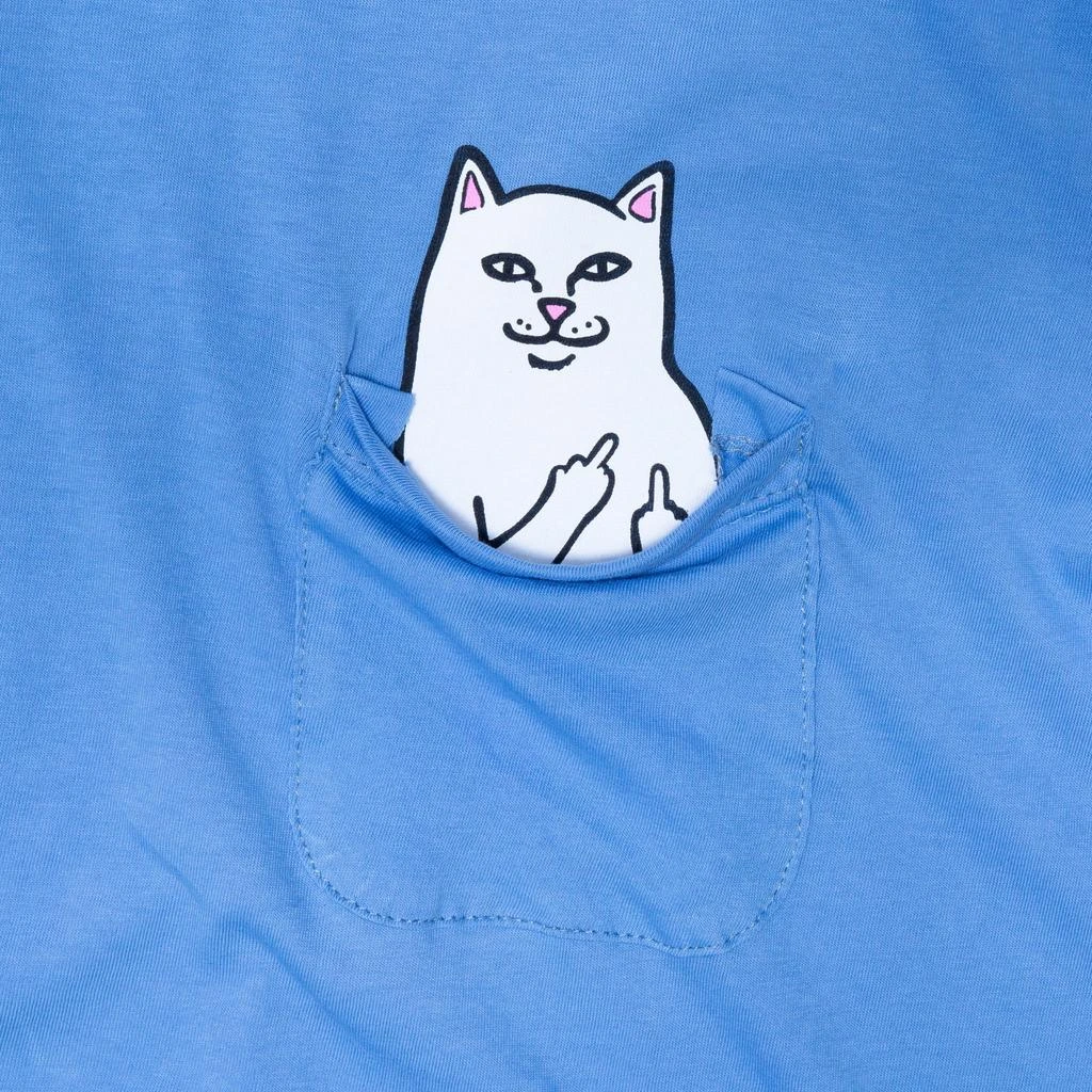 商品RIPNDIP|Lord Nermal Pocket Tee (Cornflower Blue),价格¥153,第2张图片详细描述