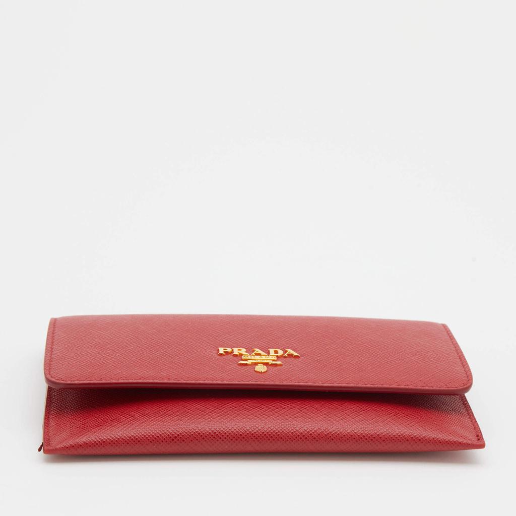 Prada Red Saffiano Leather Passport Cover商品第7张图片规格展示