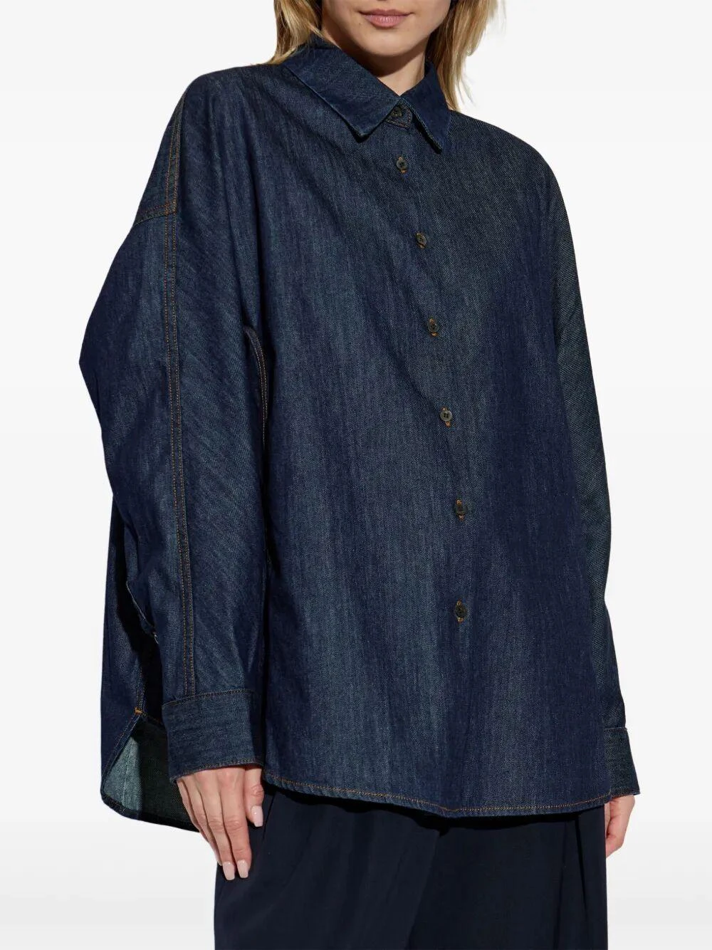 商品【商品预售7天】 Dries Van Noten|Dries Van Noten  2510107291553507-0 蓝色,价格¥2411,第4张图片详细描述