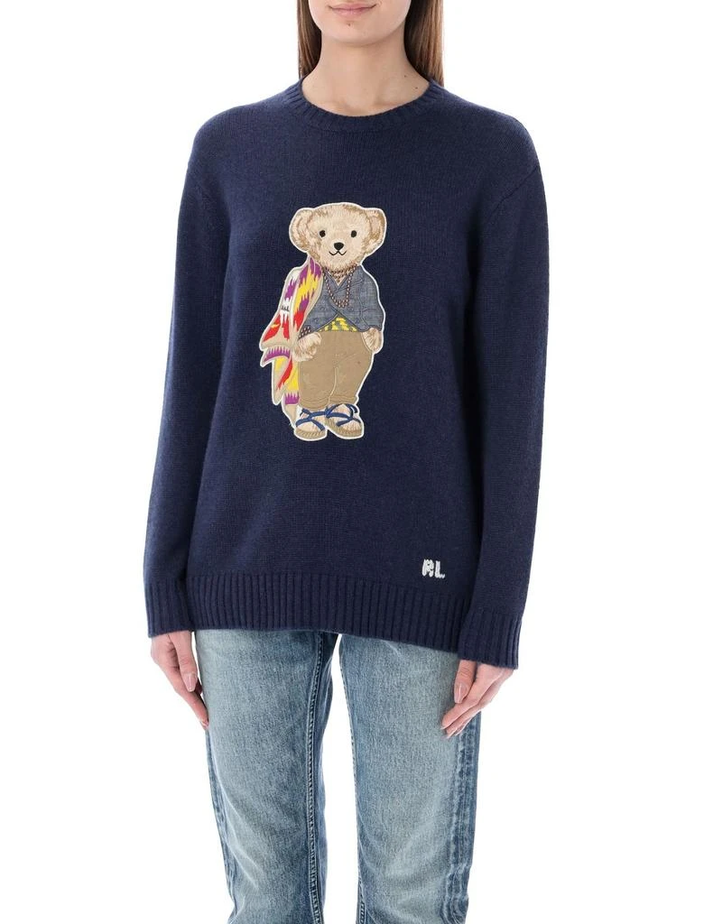 商品Ralph Lauren|Ralph Lauren Island Bear Motif Knitted Jumper,价格¥7972,第1张图片