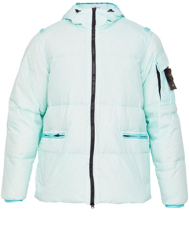 商品Stone Island|Turquoise down jacket,价格¥4798,第1张图片