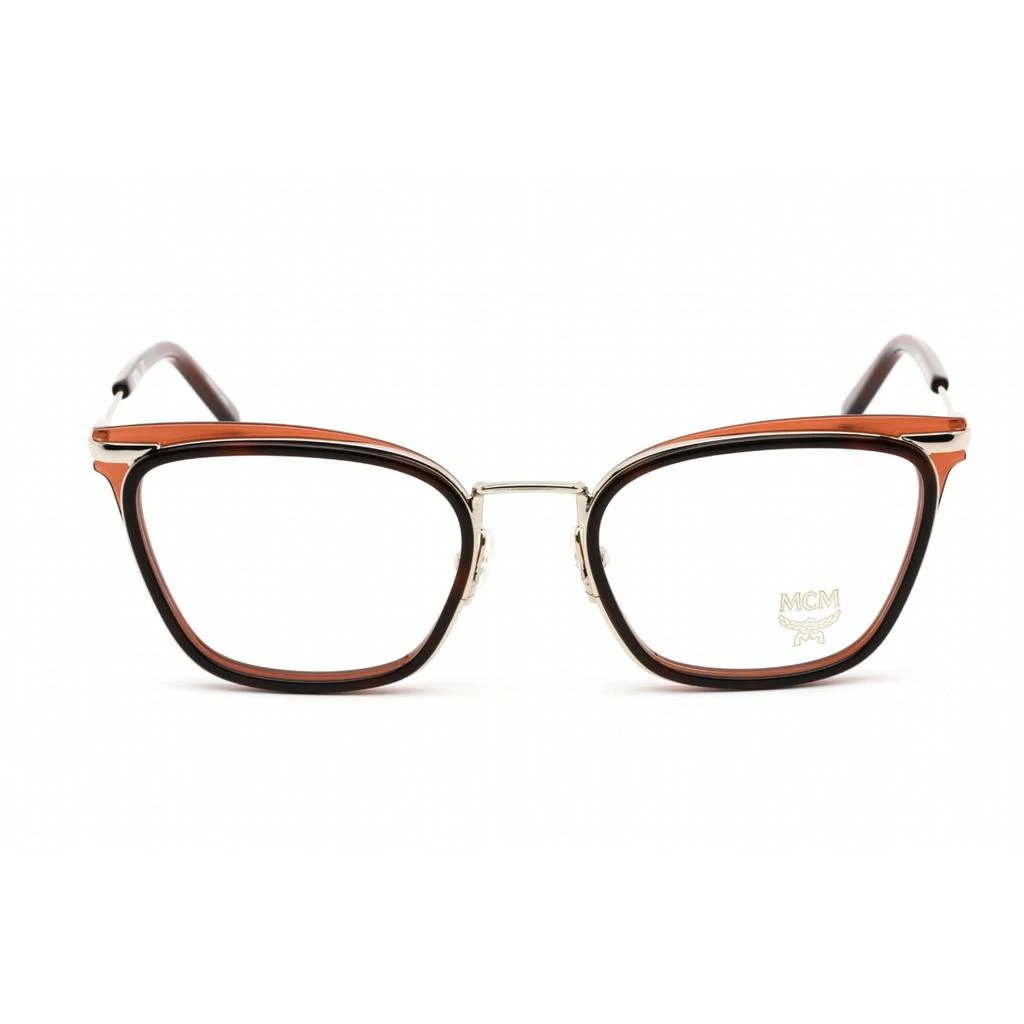 商品MCM|Mcm Unisex Eyeglasses - Clear Demo Lens Havana/Burgundy Cat Eye Frame | MCM2146 220,价格¥381,第2张图片详细描述