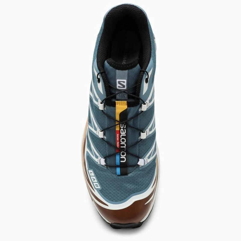 商品Salomon|Xt-6 blue/hazelnut low trainer,价格¥1090,第3张图片详细描述