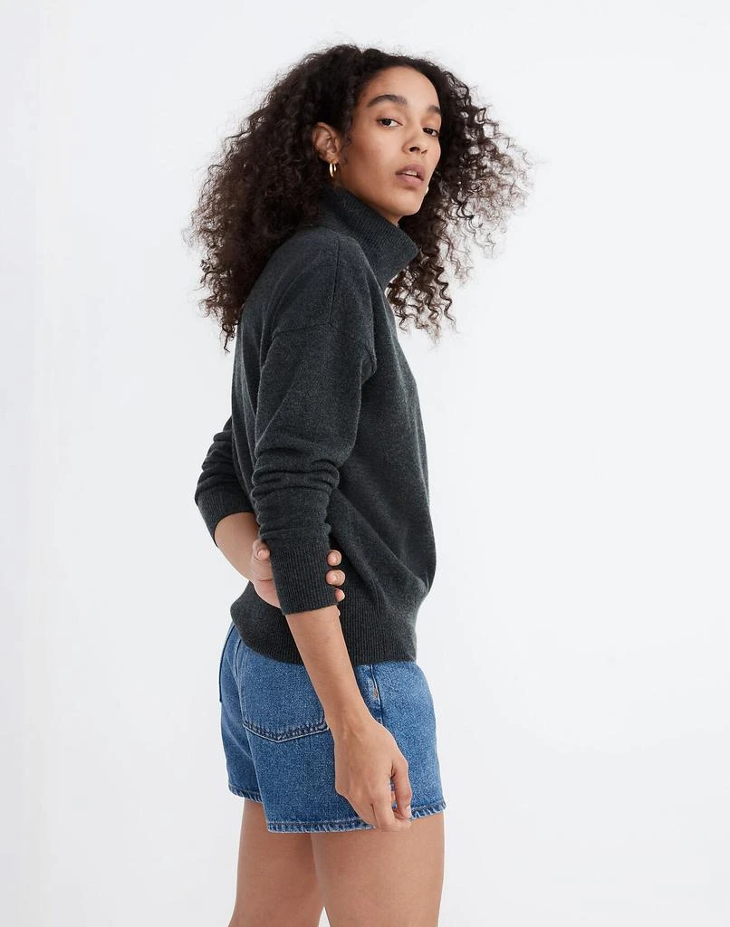 商品Madewell|(Re)sponsible Cashmere Turtleneck Pullover Sweater,价格¥555,第2张图片详细描述