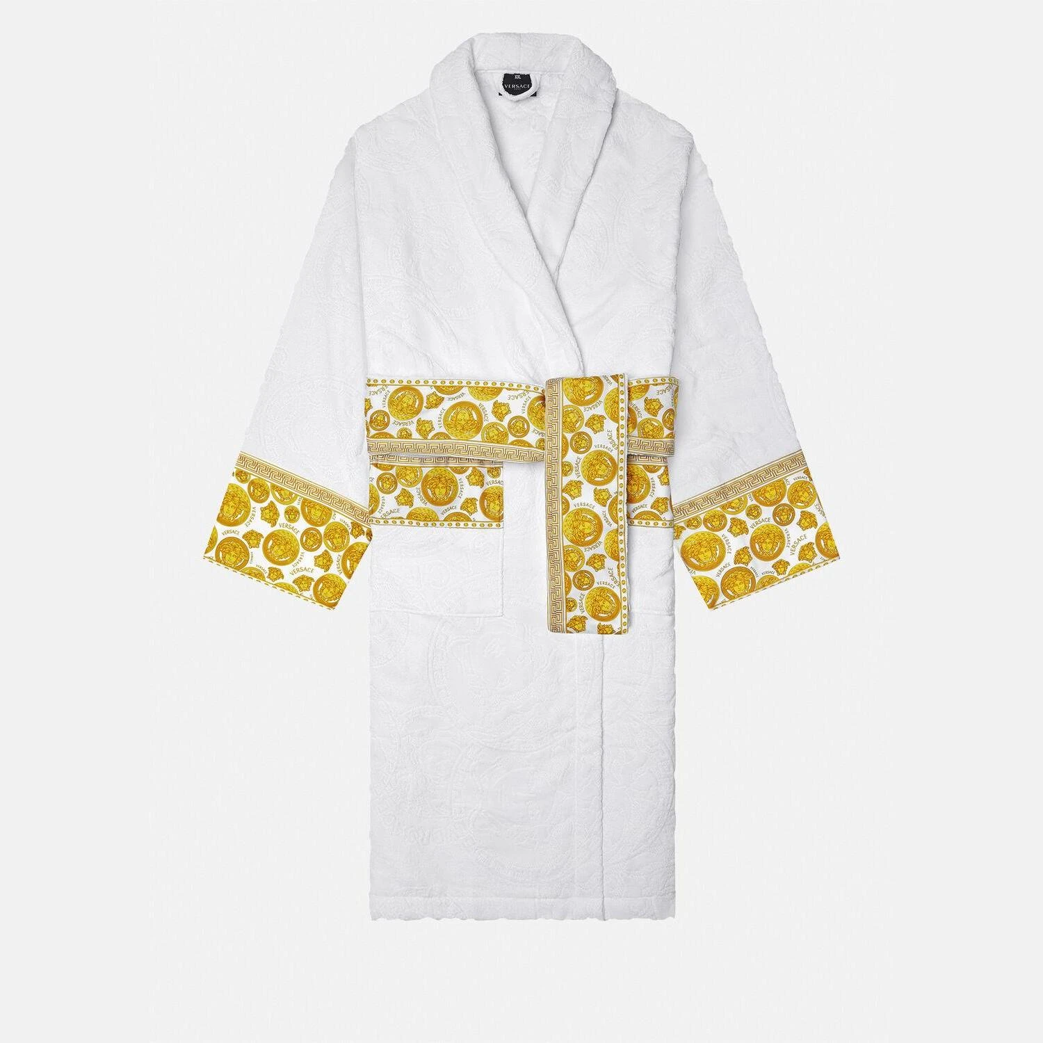 商品Versace|【预售】 范思哲 25春夏 男士 浴袍 MEDUSA AMPLIFIED浴袍 ZACJ00008-ZCOSP132_Z7010 ,价格¥5780,第1张图片