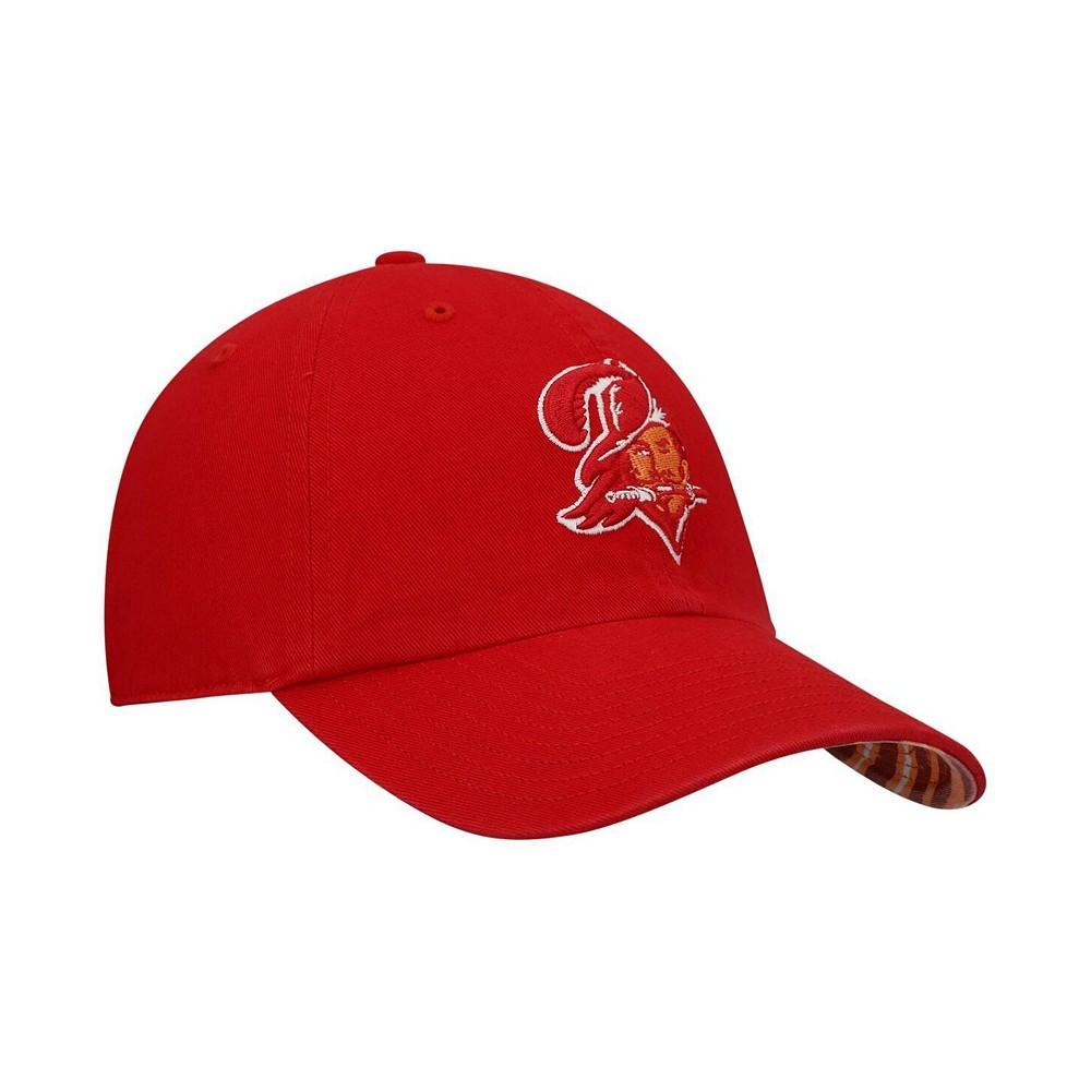 商品47 Brand|Men's x Zubaz Red Tampa Bay Buccaneers Undervisor Clean Up Adjustable Hat,价格¥223,第6张图片详细描述