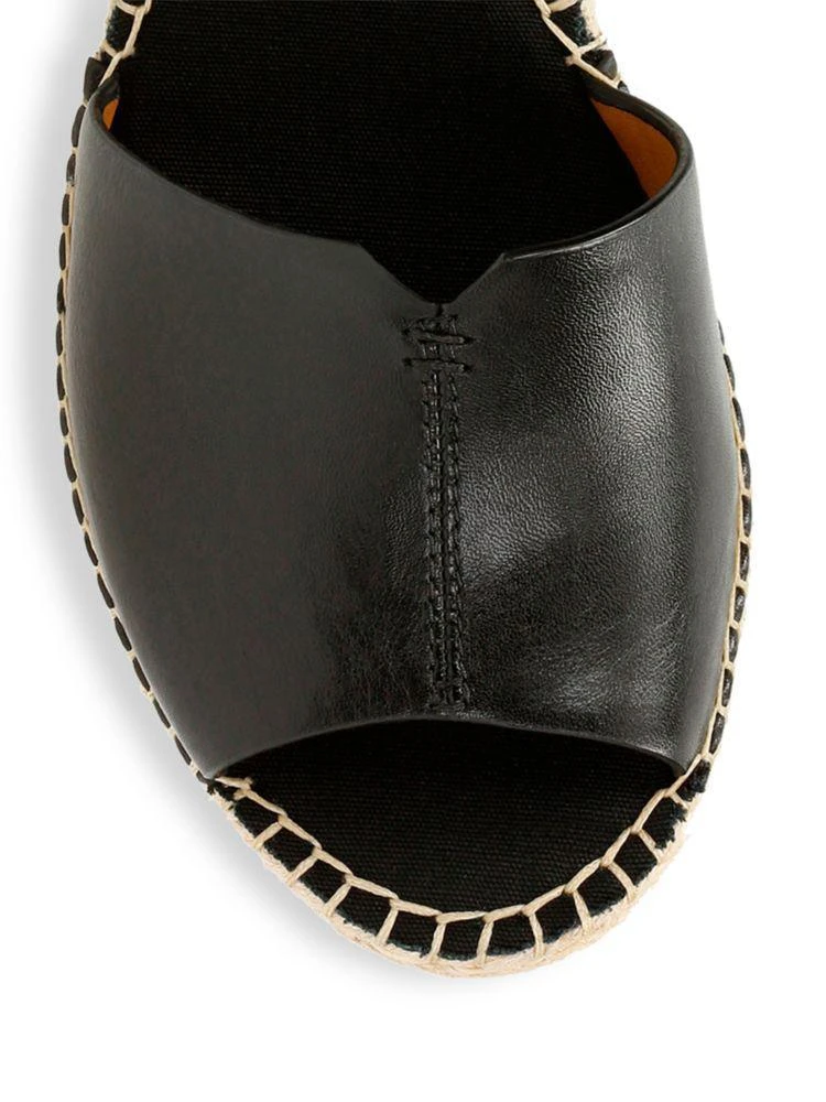 商品Clarks|Clarks Artisan Petrina Selma Full Grain Leather Wedge Espadrilles,价格¥752,第3张图片详细描述