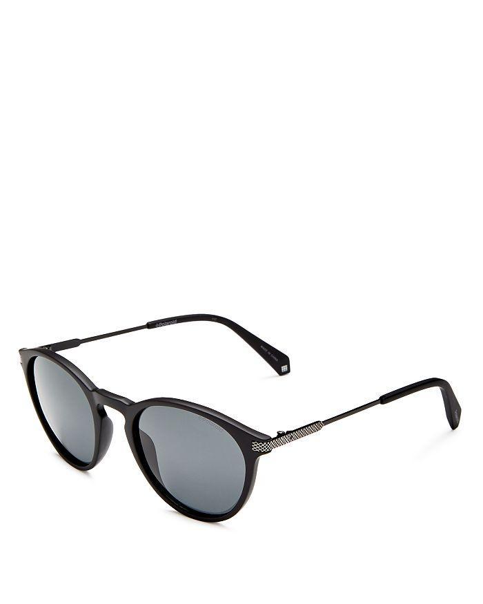 商品Polaroid|Men's Polarized Round Sunglasses, 48mm,价格¥484,第5张图片详细描述