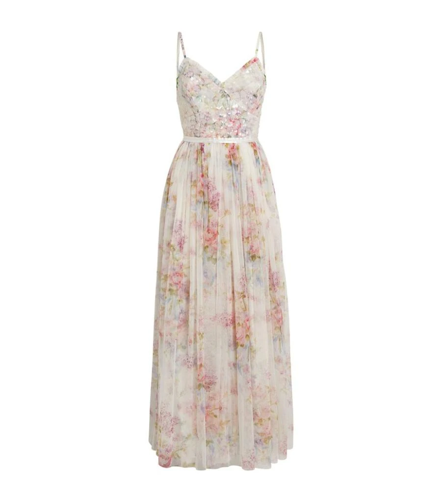 商品Needle & Thread|Floral Wonder Bodice Midi Dress,价格¥2249,第1张图片