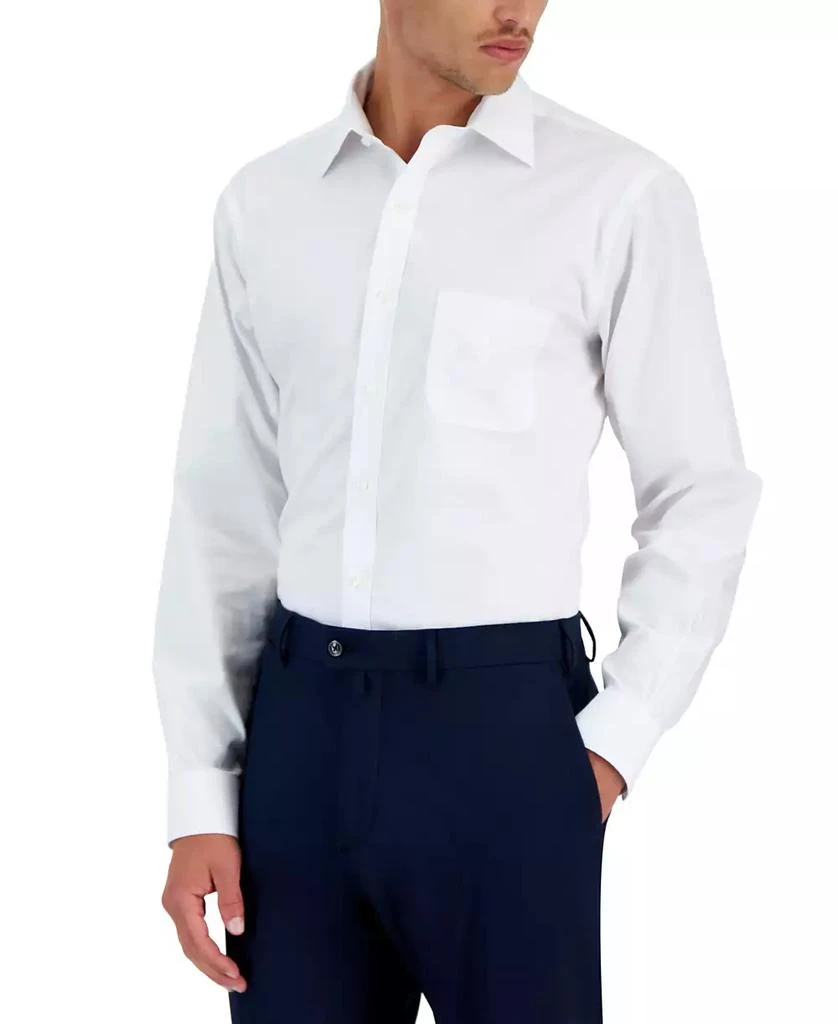 商品Brooks Brothers|Men's Regular Fit Non-Iron Solid Dress Shirt,价格¥456,第1张图片