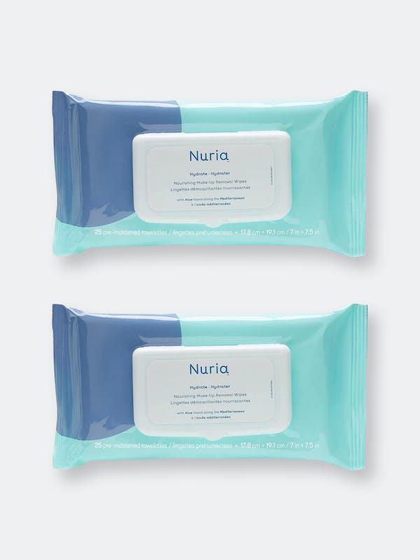 商品Nuria|Nuria Hydrate Makeup Removing Wipes 2-Pack,价格¥169,第1张图片