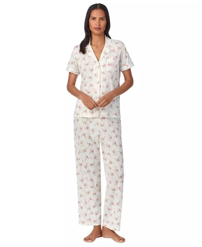 商品Ralph Lauren|Women's Floral Notched-Collar Pajama Set,价格¥556,第1张图片