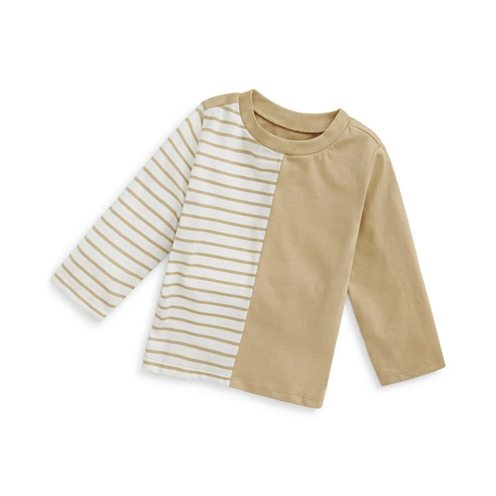 商品First Impressions|Toddler Boys Striped Colorblocked Top, Created for Macy's,价格¥18,第1张图片