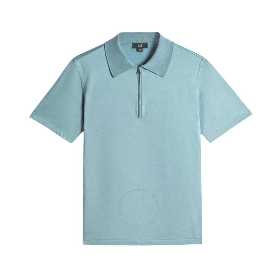 商品Dunhill|Rib Collar Cotton Polo Shirt,价格¥1697,第1张图片