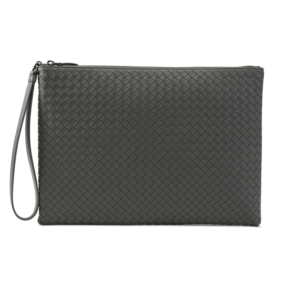 BOTTEGA VENETA 浅灰色男士手拿包 442242-V001O-8522 商品