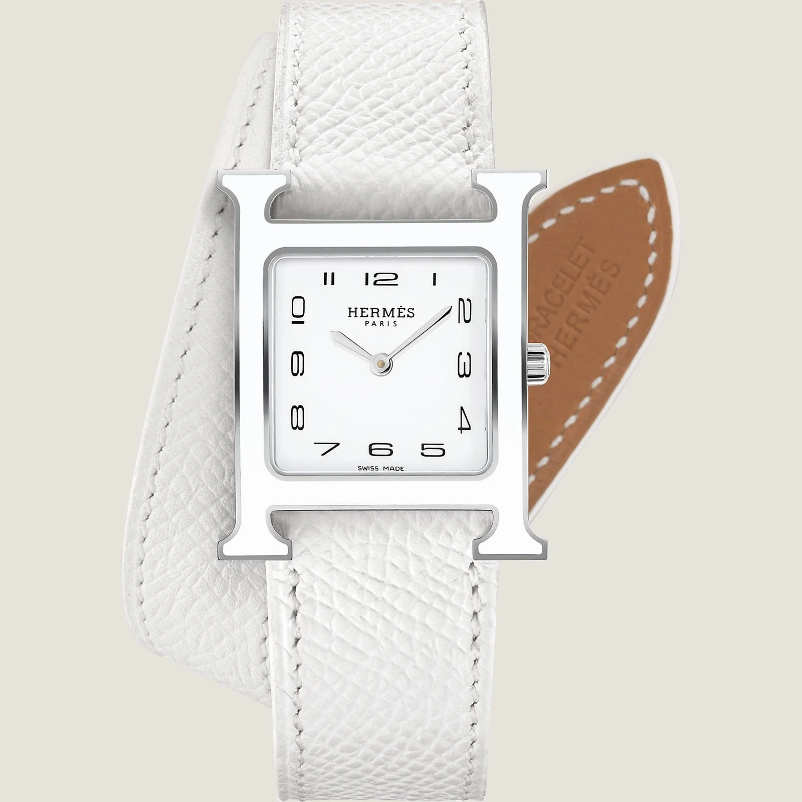 【预售】 爱马仕 24秋冬 女士 手表带 Bracelet pour Heure H Moyen modèle 30 mm, double tour WKB0086WK01212 商品