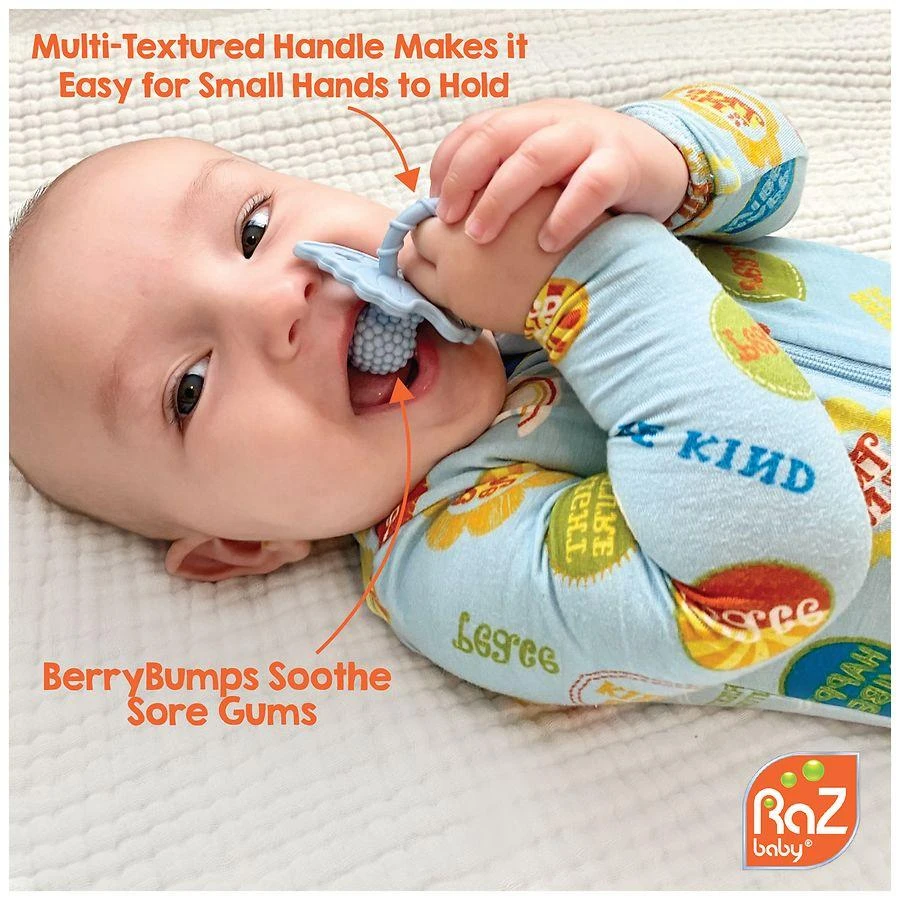 商品Raz Baby|Razberry Silicone Teether,价格¥48,第4张图片详细描述