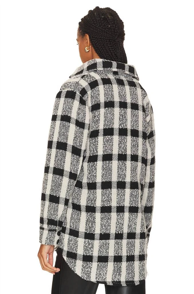 商品Steve Madden|Eldridge Shirt Jacket In Black,价格¥576,第4张图片详细描述