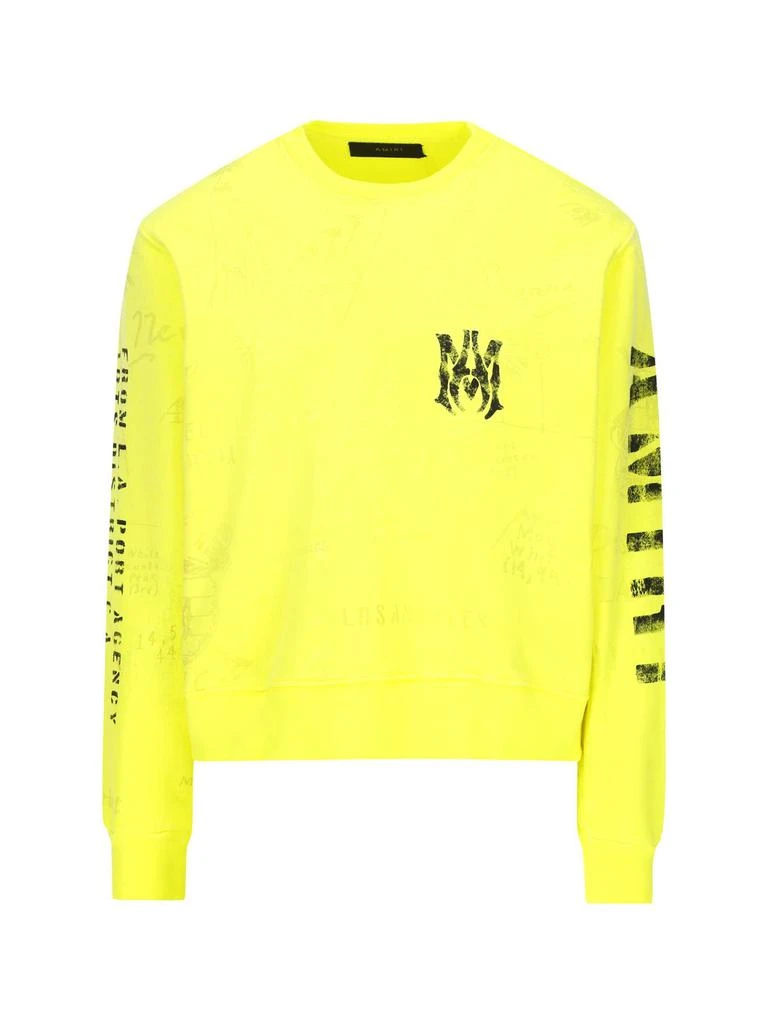 商品AMIRI|Amiri Logo Printed Crewneck Jumper,价格¥4798,第1张图片