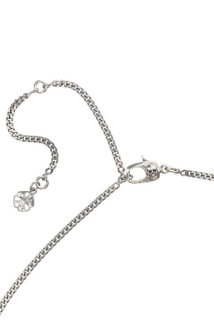 商品Alexander McQueen|Alexander mcqueen pave skull necklace,价格¥2273,第2张图片详细描述