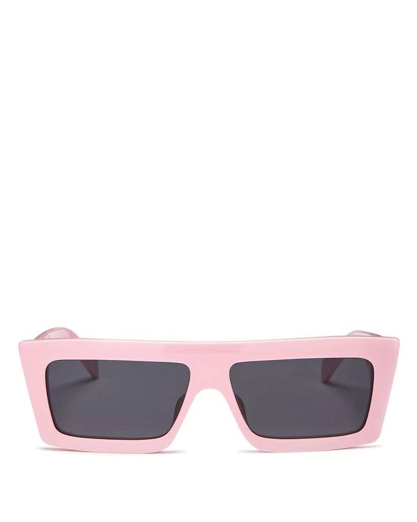 Monochroms Rectangular Sunglasses, 57mm 商品