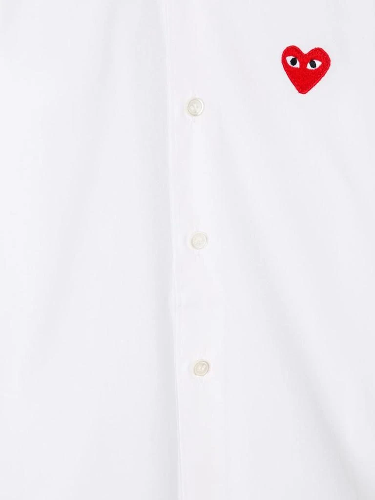 商品Comme des Garçons Play Kids|Comme des Garçons Play Kids Heart Patch Shirt,价格¥913,第3张图片详细描述