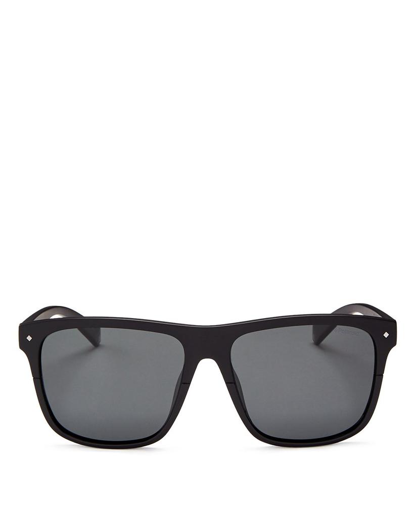 Men's Flat Top Square Sunglasses, 58mm - 100% Exclusive商品第1张图片规格展示