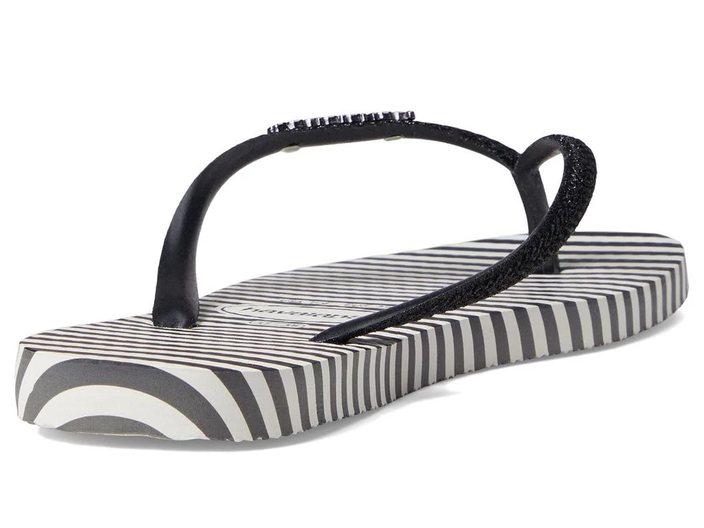 商品Havaianas|Slim Glitter Stripes Flip Flop Sandal,价格¥241,第2张图片详细描述