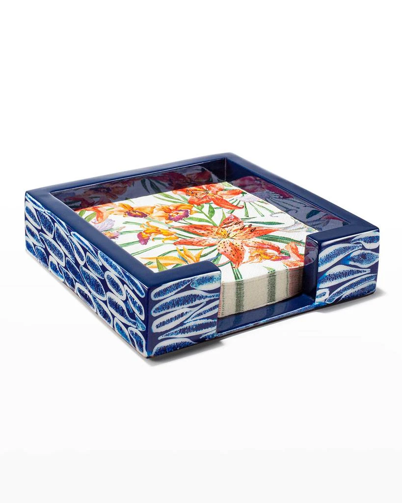 商品LADORADA|Blue Almendro Dinner Napkin Holder,价格¥909,第2张图片详细描述