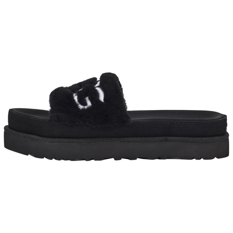 商品UGG|UGG Laton Fur Slide - Women's,价格¥430,第4张图片详细描述