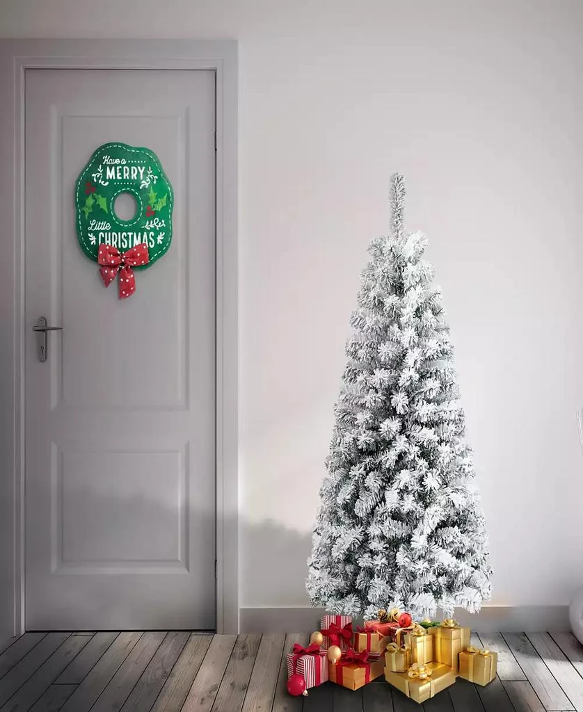 商品National Tree Company|First Traditions 4.5' Acacia Flocked Tree,价格¥2138,第2张图片详细描述