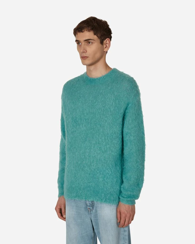 商品AURALEE|Brushed Super Kid Mohair Sweater Blue,价格¥3312,第2张图片详细描述