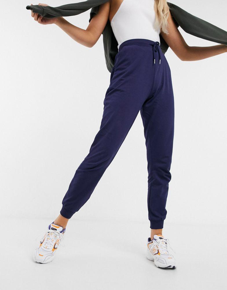 商品ASOS|ASOS DESIGN basic slim jogger in navy,价格¥81,第1张图片