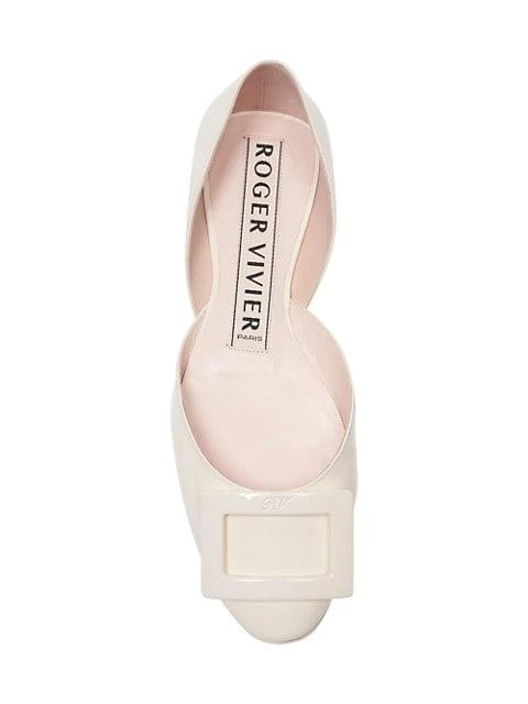 商品Roger Vivier|Patent Leather D'Orsay Ballerina Flats,价格¥5444,第5张图片详细描述