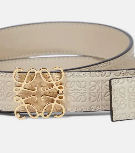 商品Loewe|Repeat Anagram embossed leather belt,价格¥3544,第3张图片详细描述