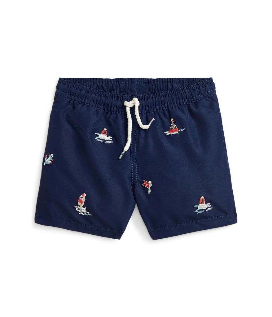 商品Ralph Lauren|Traveler Swim Trunks (Little Kids),价格¥255,第1张图片