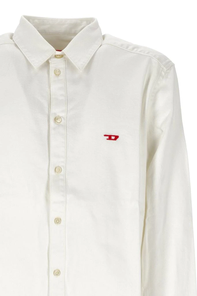 商品Diesel|Embroidered-logo button-up shirt,价格¥803,第2张图片详细描述