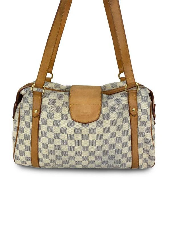 商品[二手商品] Louis Vuitton|X Louis Vuitton Stresa Pm Shoulder Hand Bag Damier Azur Canvas N42220,价格¥9819,第2张图片详细描述