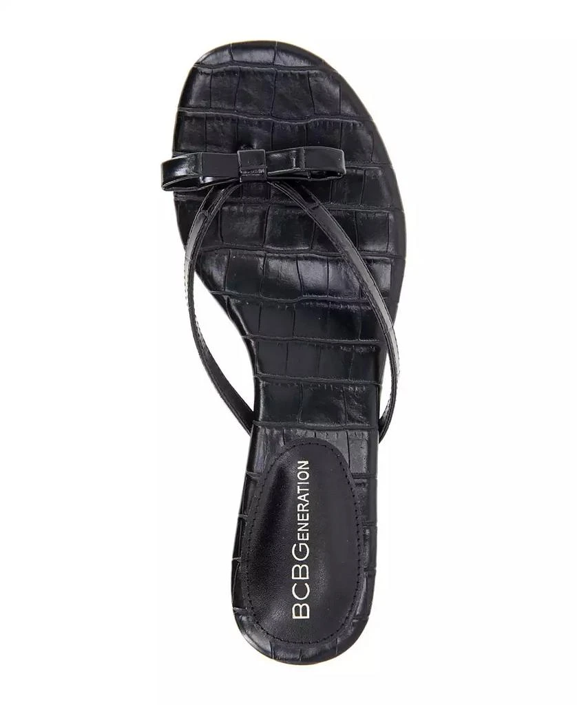 商品BCBG|Women's Zia Bow-Detail Kitten Heel Dress Sandals,价格¥363,第4张图片详细描述