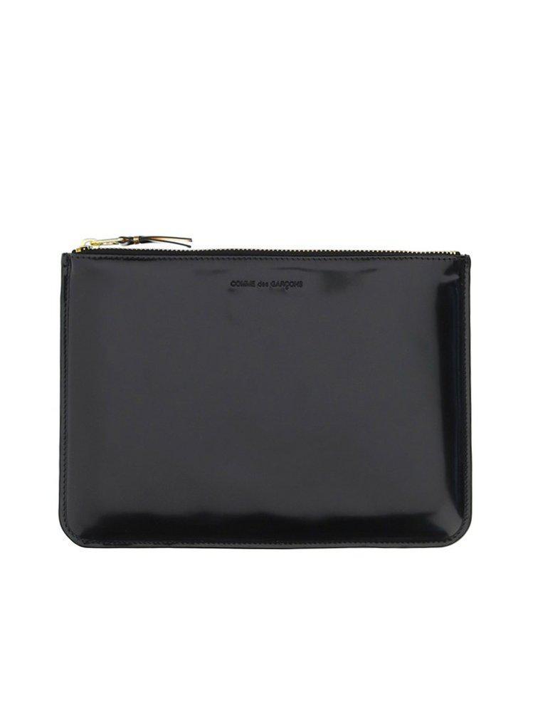 商品Comme des Garcons|Comme des Garçons Wallet Logo Embossed Zipped Pouch,价格¥1078,第1张图片