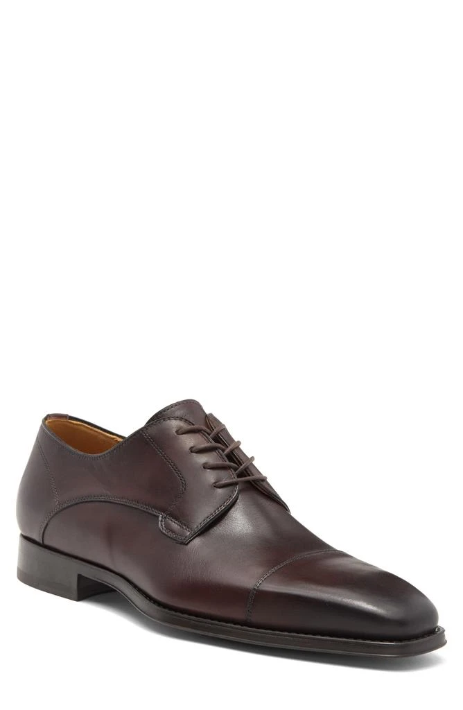 商品Magnanni|Samson Burnished Cap Toe Derby - Wide Width Available,价格¥1654,第1张图片