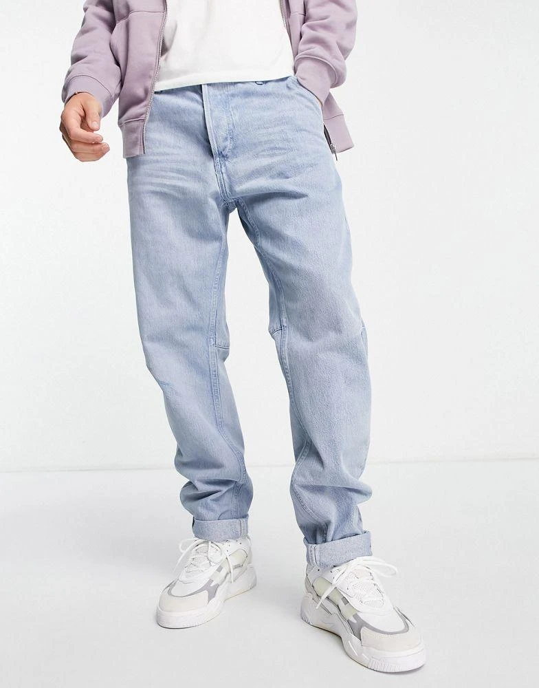 商品G-Star|G-Star grip 3d relaxed tapered in bleach wash,价格¥1203,第1张图片