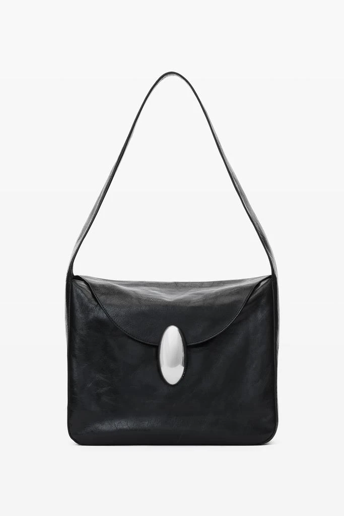 商品Alexander Wang|Dome Medium Hobo Bag In Crackle Patent Leather,价格¥6576,第1张图片